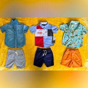 2T Boy Short Set Bundle